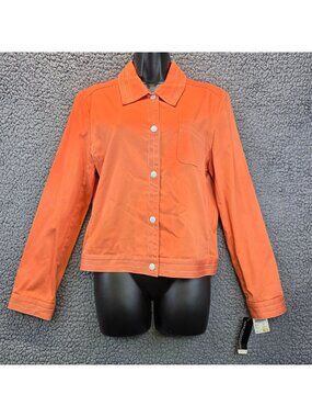 Sport Collection Casual Stretch Jacket 10 Orange Preppy Vibrant Outdoor Layers